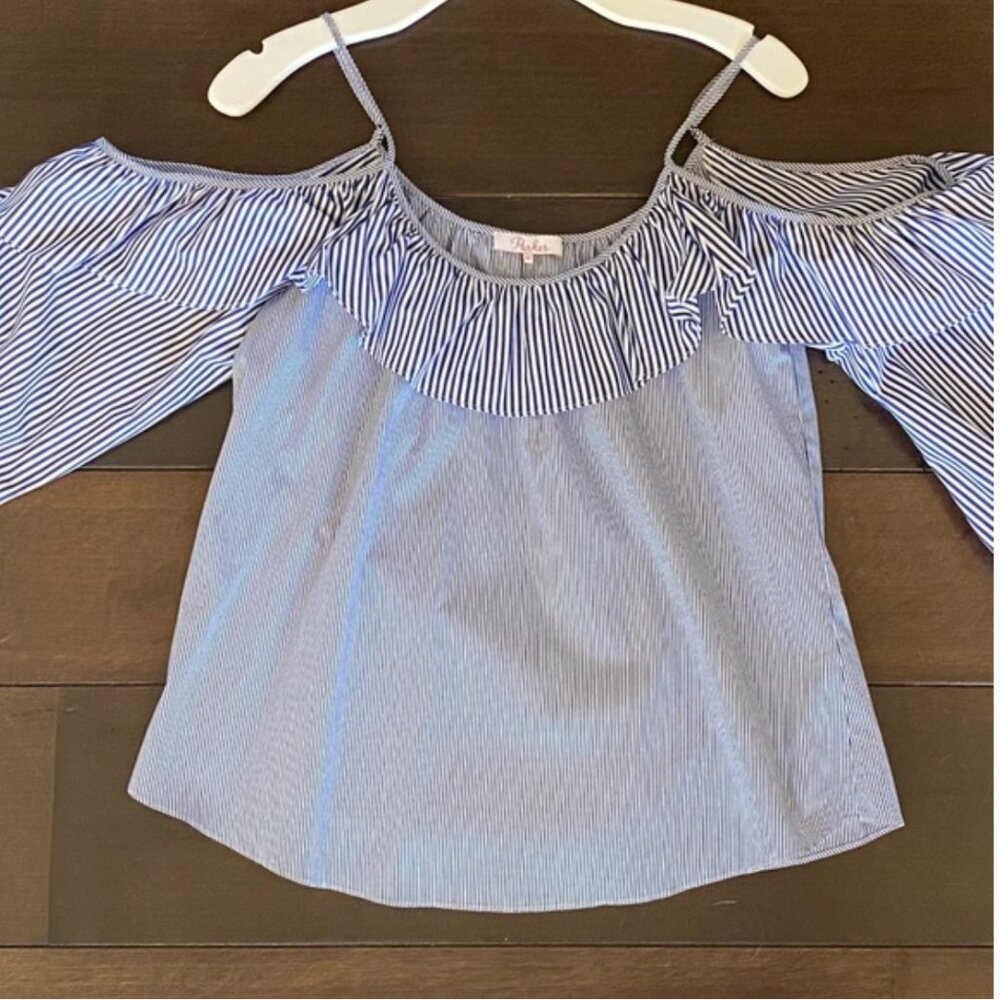 Parker "Maureen Combo" Blouse in Size XS